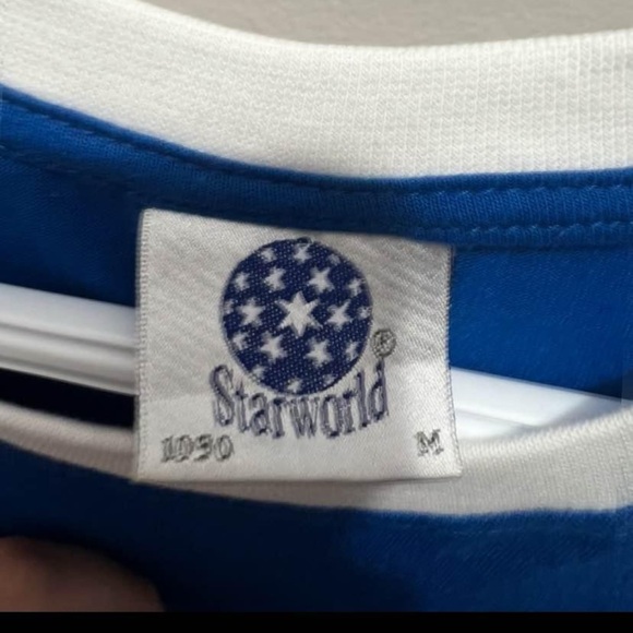 Greece Blue T- Shirt Size Medium  Starworld - Picture 6 of 8